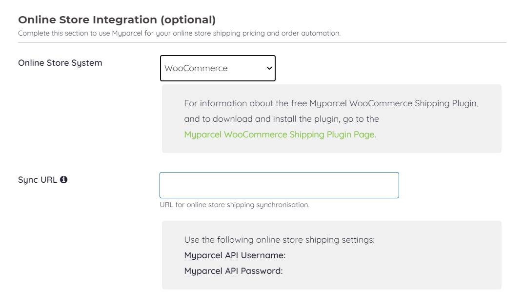 Myparcel Profile WooCommerce Integration